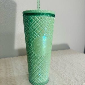 Starbucks Mint Green Textured Tumbler